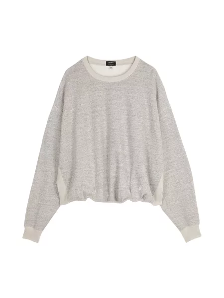 Bluza z kapturem R13 z kapturem szara