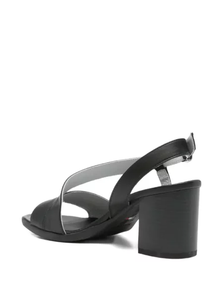 Sandale Nero Giardini cu cataramă cu bretele negru