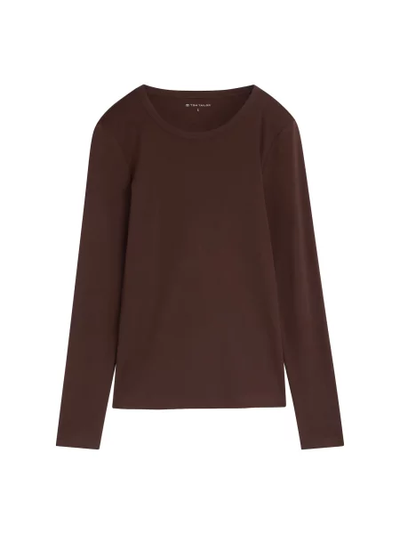 TOM TAILOR Tricou închis maro