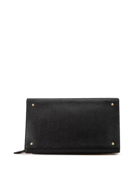 Kožená kožená taška Chanel Pre-owned černá
