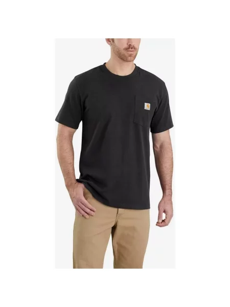 Koszulka Carhartt Pocket krótki rękaw ciemny XS czarny