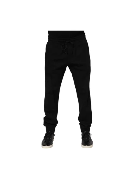 Joggery Dolce And Gabbana z logo czarne