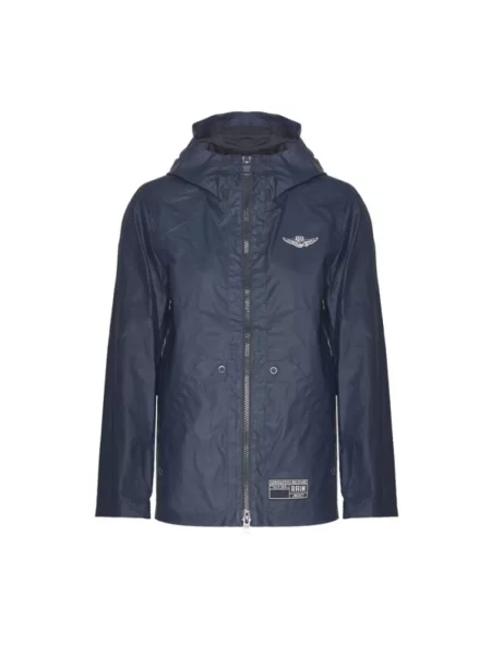 Wodoodporna parka Aeronautica Militare niebieska