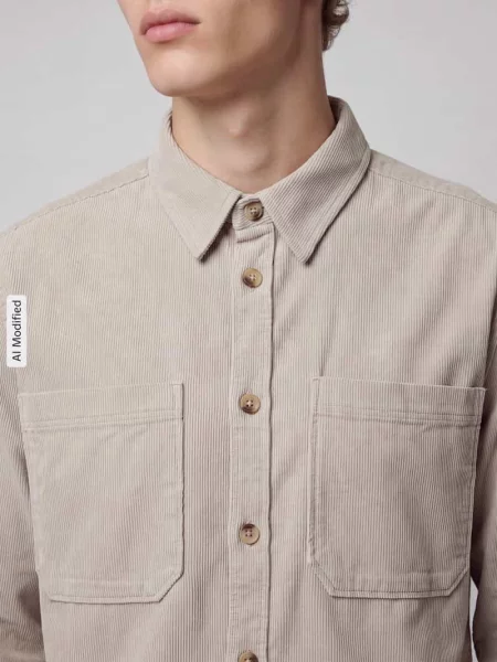 Koszula casualowa o kroju relaxed fit z fakturowanym wzorem model ‘ALP’ Only & Sons biała