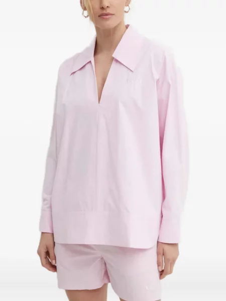 Bluză Résumé lungă roz