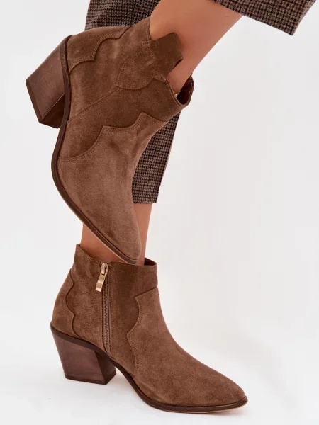 Gležnjarji Zazoo iz semiša kaki