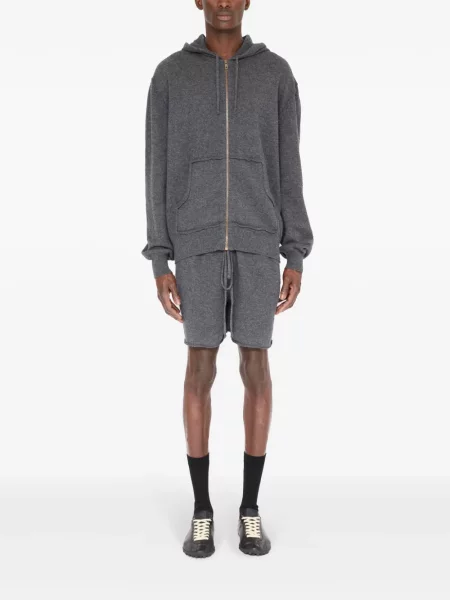 Hanorac cu glugă Maison Margiela gri