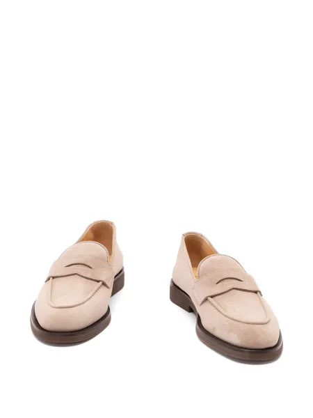 Pantofi loafer Brunello Cucinelli din piele de căprioară