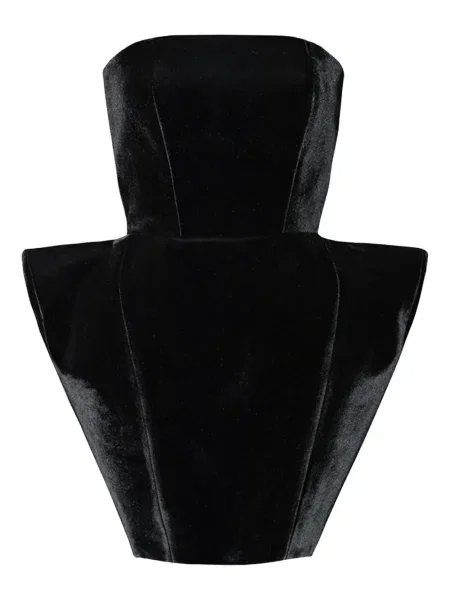 Rochie Vestiaire D'un Oiseau Libre de catifea de costum negru