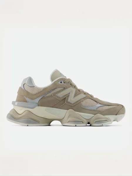 Повседневные кроссовки New Balance 990 с сеткой в сеточку бежевые