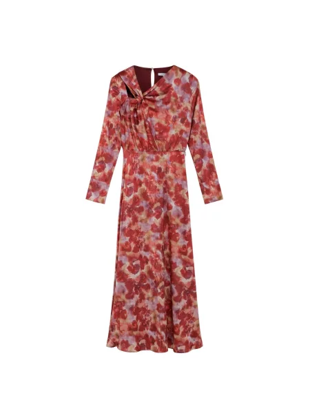 Scalpers Rochie Fer / roșu bej