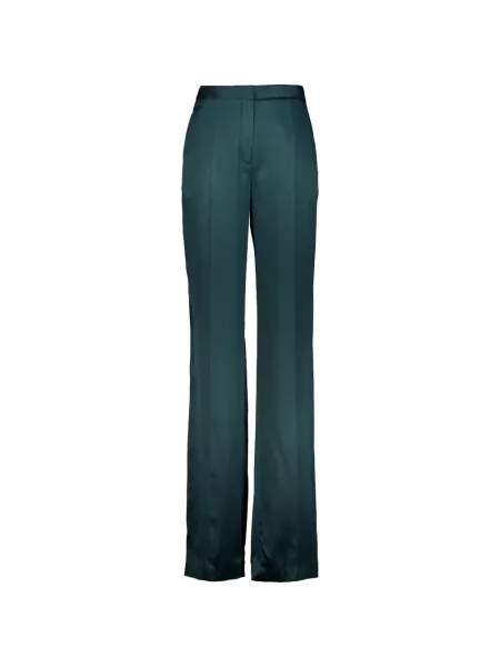 Pantaloni Tom Ford din satin albastru