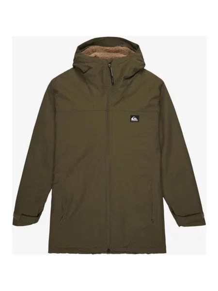 Kurtka Quiksilver Overcast 3K Parka brązowa XS zielona