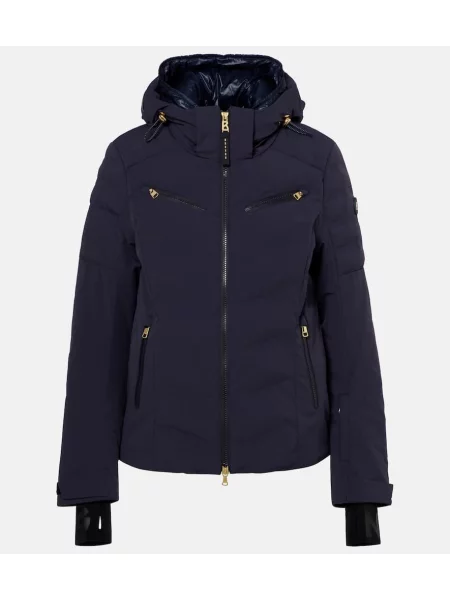 Jeździć na nartach kurtka narciarska Bogner niebieska