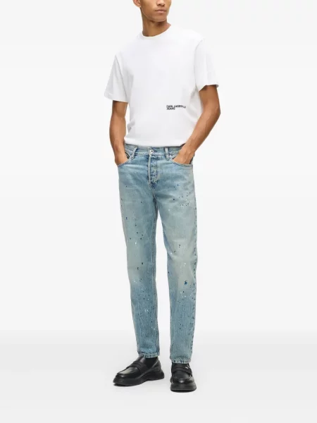 Blugi Karl Lagerfeld Jeans albastru