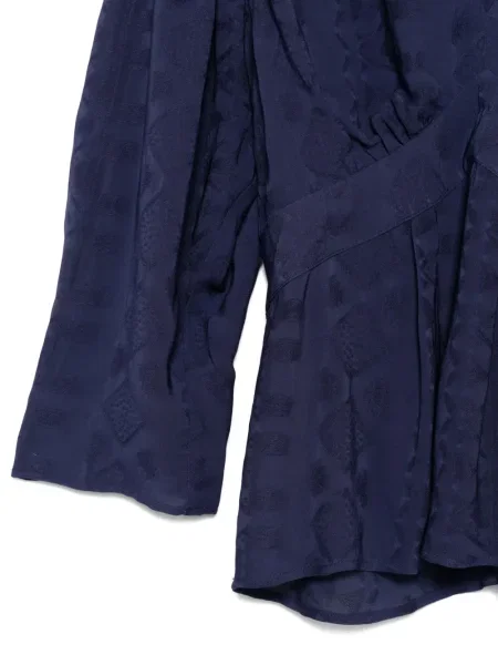 Top Ba&sh cu decolteu în V albastru