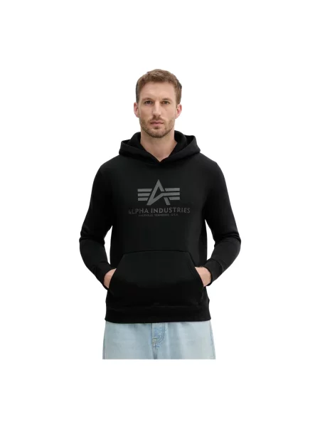 Bluza Alpha Industries Basic Carbon Hoody black czarna