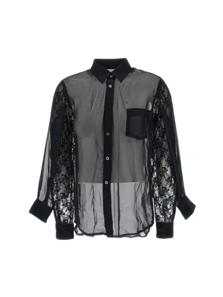 Koszula Comme Des Garcons z długim rękawem czarna