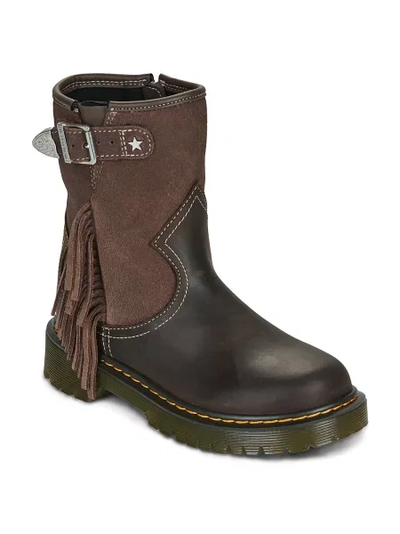 Botine copii Dr. Martens maro