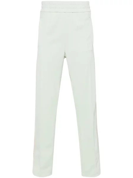 Pantaloni Palm Angels cu broderie verde