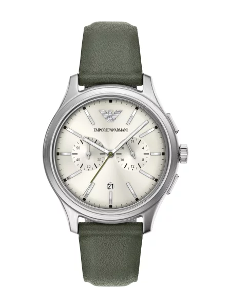 Emporio Armani Ceas analogic oliv / argintiu
