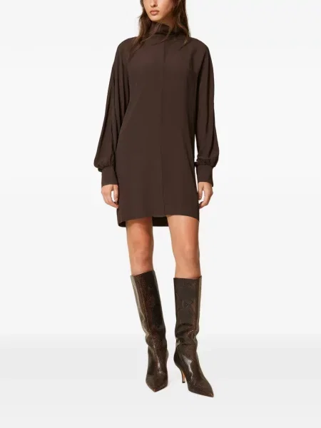 Scurt rochie Twinset maro
