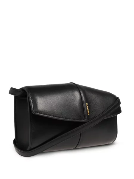 Body Jil Sander din piele negru