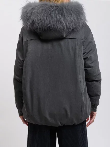 Пуховик Diego M сірий