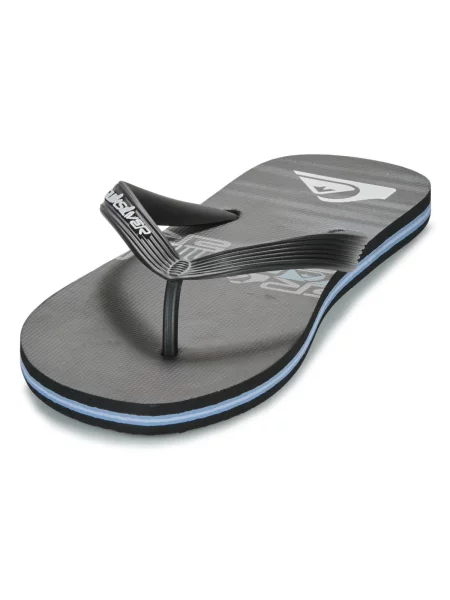 Csíkos félcipo Quiksilver fekete