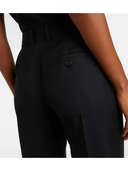 Pantaloni Givenchy de lână cu dungi gri