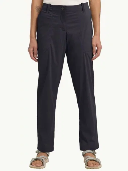 JACK WOLFSKIN Spodnie Desert Pants W dark niebieskie