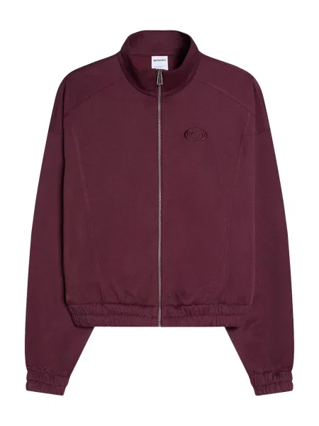 Bershka Mikina červeň burgundská