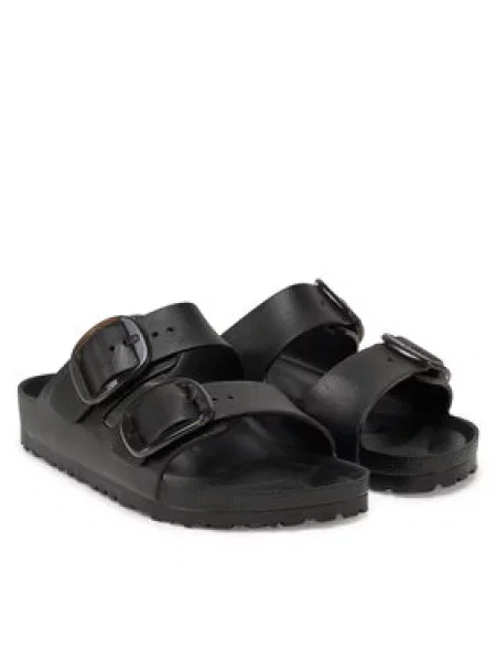 Pantofle Birkenstock s přezkou černé
