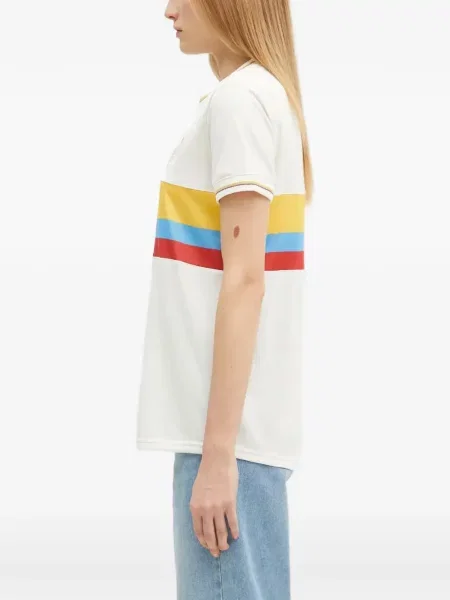 Sneakerși Adidas Gazelle din piele de căprioară cu decolteu rotund alb
