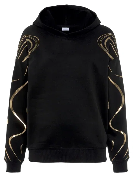 LASCANA ACTIVE Hanorac sport auriu negru