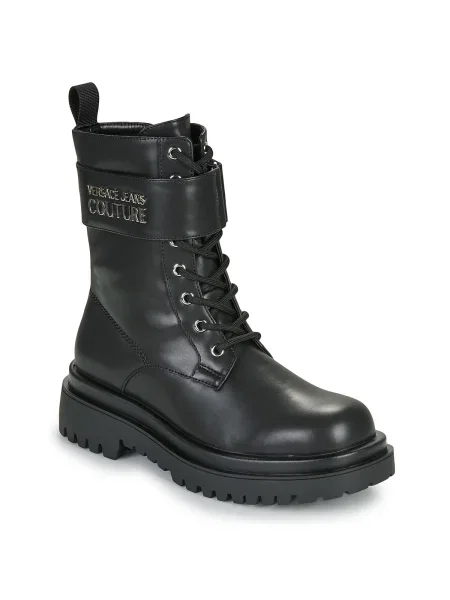 Pantofi Versace Jeans Couture cu șireturi negru