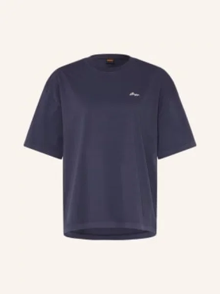 Boss Oversized Tričko Eboys tmavě modrá