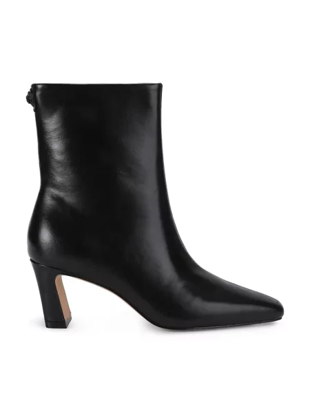Kurt Geiger London členkové čižmy na dámske kožené Eaton Ankle Boot čierna