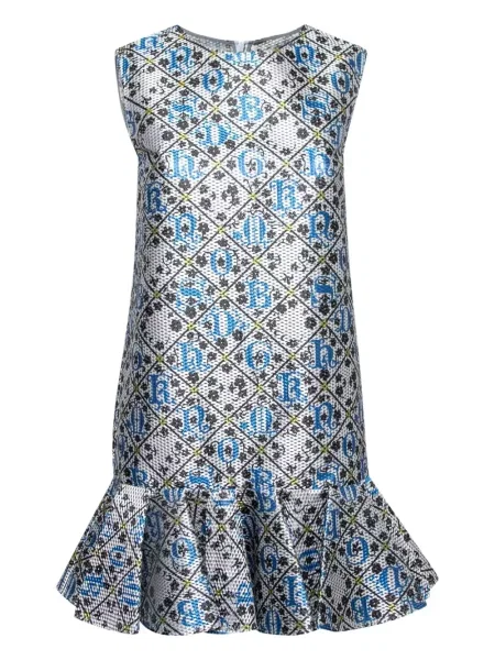 Rochie Mary Katrantzou cu imagine gri