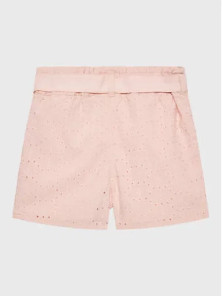Šortky z materiálu Guess růžové