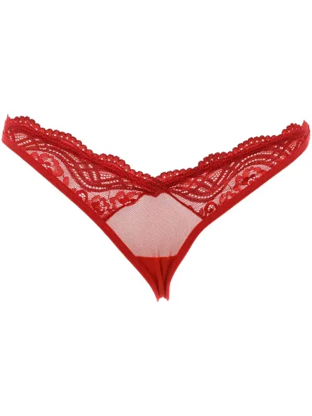 Chiloți tanga Kisses&love roșu