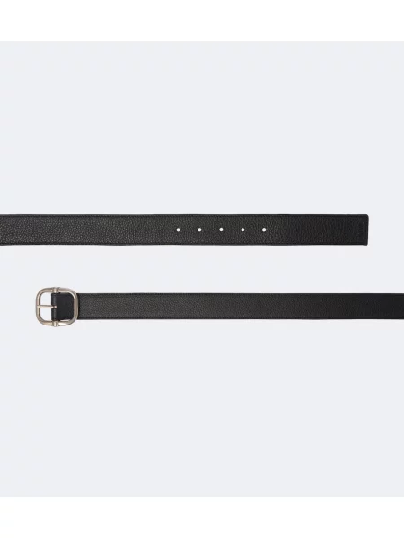 Cu centură reversibil curea Loewe din piele negru
