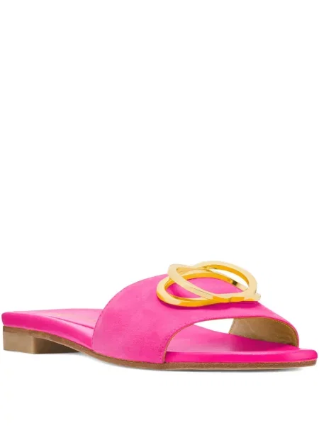 Sandale Stuart Weitzman cu cataramă roz