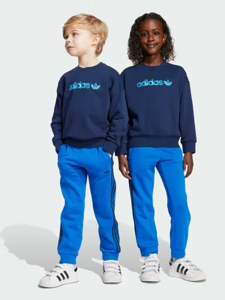 Костюмный спортивный костюм Adidas синий