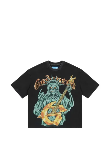 Tricou Godspeed cu imagine negru