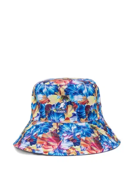 Pălărie Kangol cu model floral cu imagine albastru