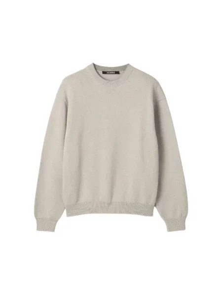 Sweter Jacquemus wełniany beżowy