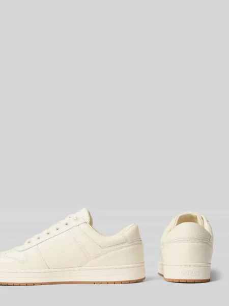 Sneakersy ze skóry z detalem z logo model UDDENT' Guess białe