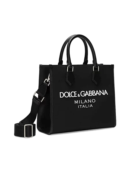 Torebka Dolce And Gabbana z logo czarna
