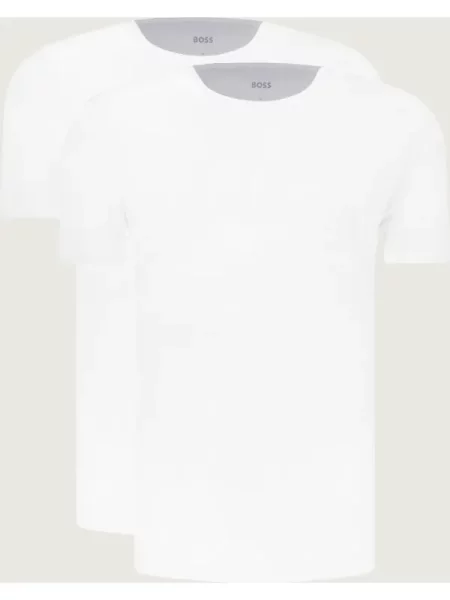 BOSS BLACK Tricou | Relaxed fit alb